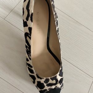 Nine West open toe pumps